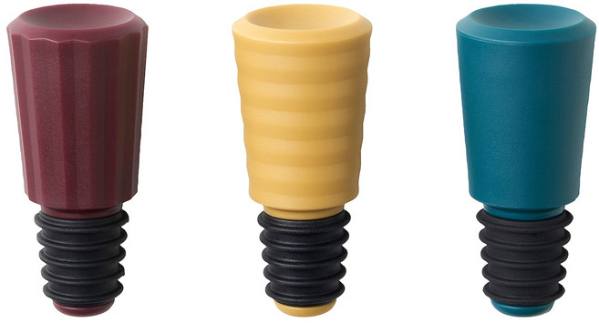 이케아 와인오프너 아욱시드 병마개3종 혼합 색상, 1개