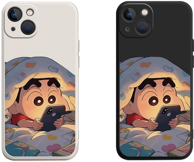 이불 속에 숨겨진 보이 케이스 아이폰과 갤럭시 실리콘 케이스