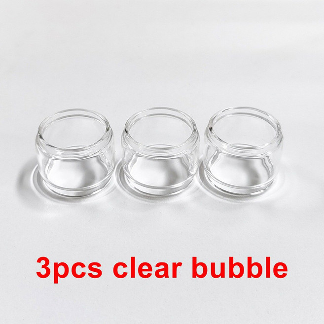 GEEK Zeus X 유리/듀얼/Subohm /SE/메쉬 RTA/탱크 교체 스트레이트 버블 유리용 10/5/3/2pcs Hong Glass, Zeus Subohm, 3pcs bulb glass