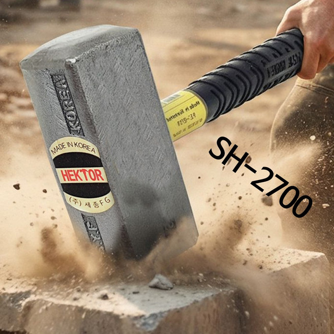 헥토르 6파운드해머 순수국산 토르망치 파운딩 함마 무진동 캠핑 오함마대용, 1개