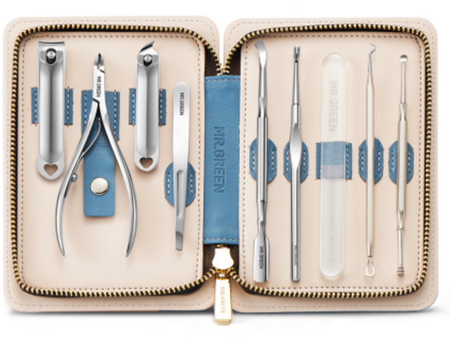 [미스터그린 공식몰] 손톱깍이세트 손톱케어도구 네일케어 샤이너 독일 하객답례품 추석선물 MR-6040, 1세트