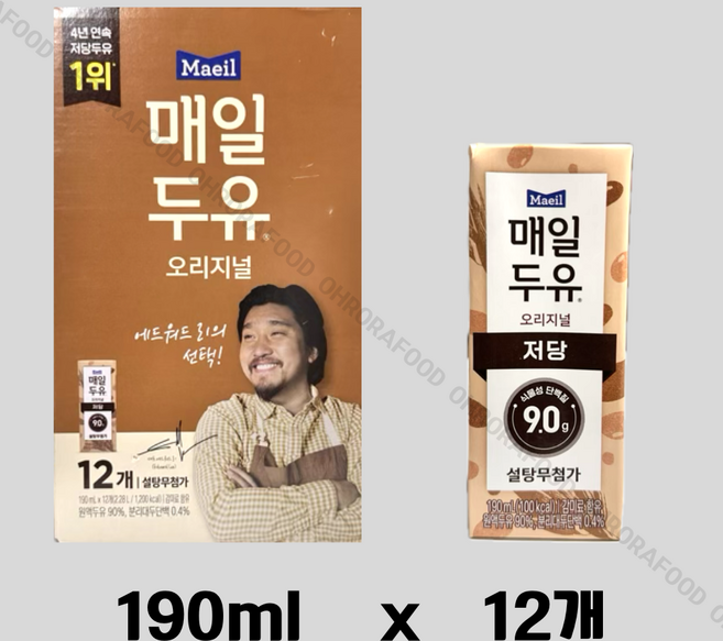 매일두유 식이섬유, 190ml, 12개