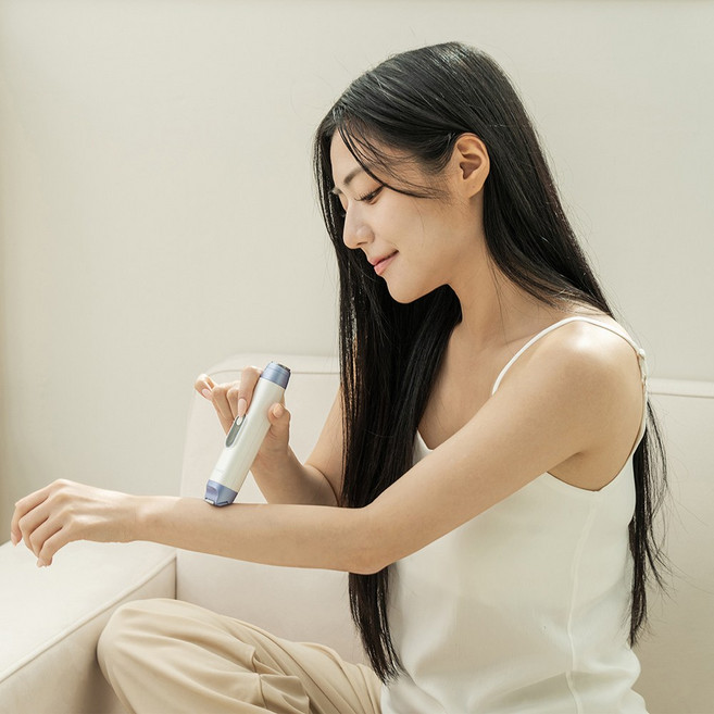 오엘라 국소부위 솜털 잔털 모근제거기 비키니 다리 클리모 PE01 방수 휴대용 충전식 무선 제모기 면도기 트리머, 1개