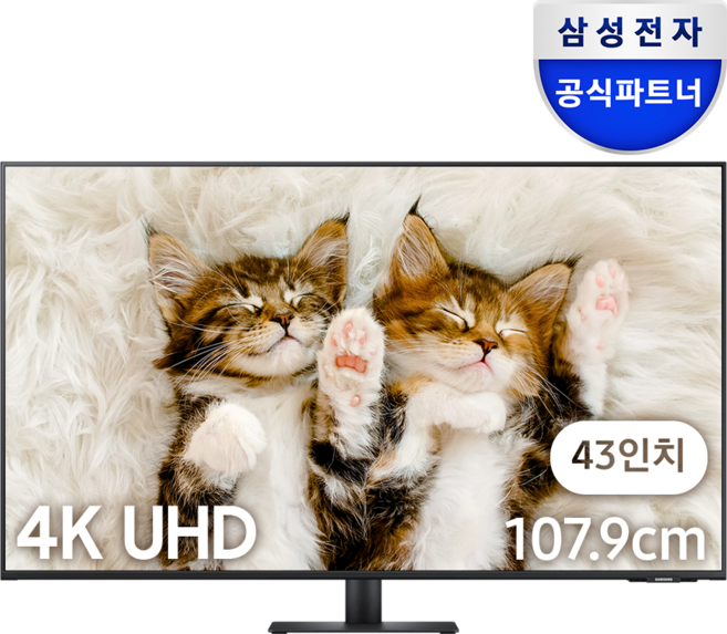 삼성전자 스마트모니터 M7 S43DM700 블랙 107.9cm 4K UHD
