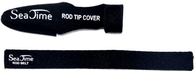 씨타임 로드팁보호대SET 팁커버+로드벨트 루어낚시대, 씨타임 로드팁보호대SET 실버