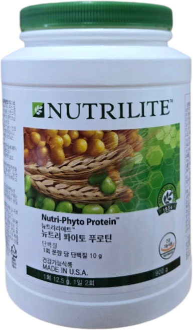 암웨이 뉴트리라이트 파이토 프로틴 900g 대용량 식물성 단백질 ( 사은품증정 ), 1세트 - 쿠팡