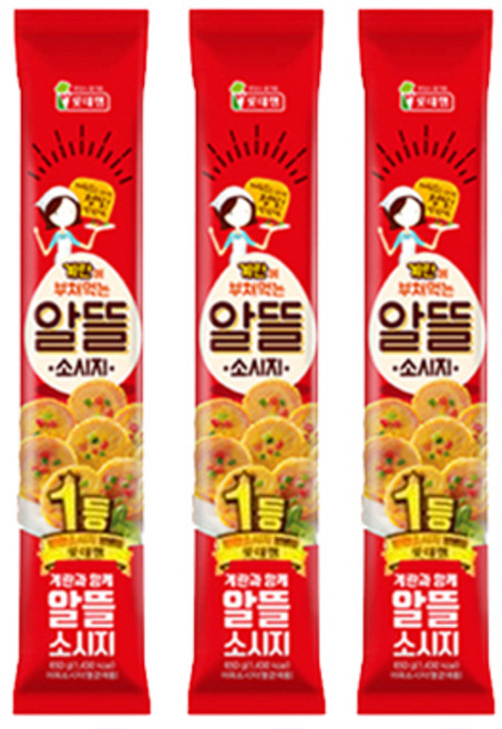 롯데 알뜰소시지 150gX5개 기획 브랜드 1위 전 계란 부침 한끼 반찬, 150g, 5개