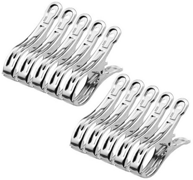 에이엔이엠 스테인리스 빨래집게, 대형, 10개