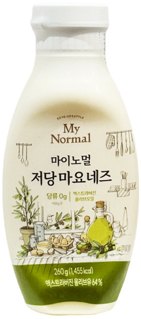 푸드올마켓_ 마이노멀 저당 마요네즈 260g, 1개
