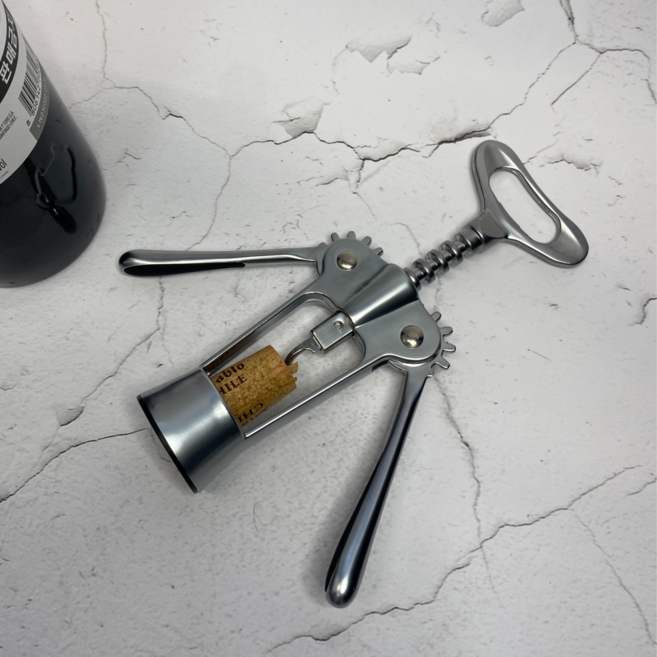 [유월] 프리미엄 와인오프너, 실버, 1개