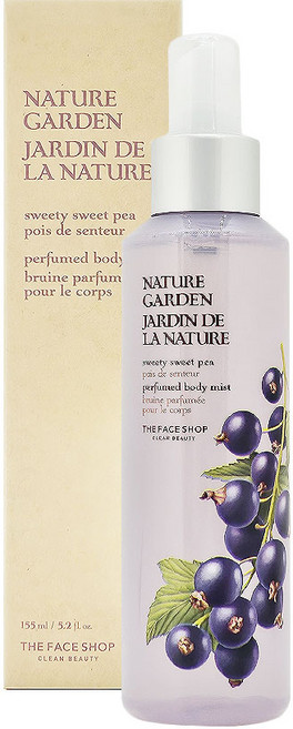 더페이스샵 네이처가든 퍼퓸 바디미스트 스위티 스위티피, 2개, 155ml