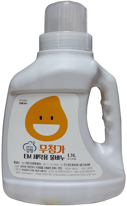 순한고집강청 무첨가 EM 세탁용 물비누, 1.3L, 1개