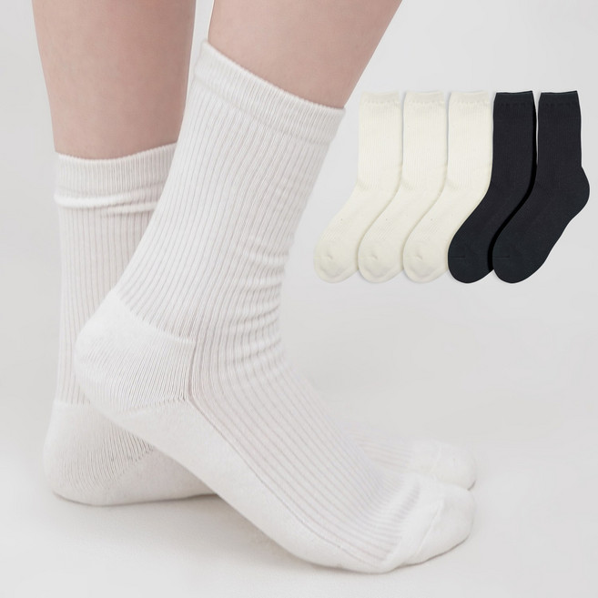 자체제작 국내생산 발바닥 두꺼운 스포츠 쿠션 양말 5켤레 도토미골지