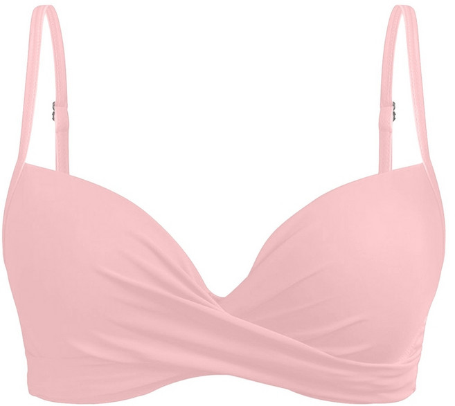 큰컵비키니 여성 왕가슴 체형커버 D컵 수영복 상의 빅컵, L(80C85B), 핑크레드