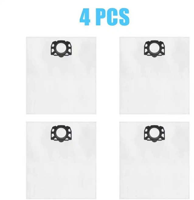 카처 습식 진공청소기용 교체 필터 플리스 백 - Karcher WD4 용 포함, 05 4 Pcs Bag