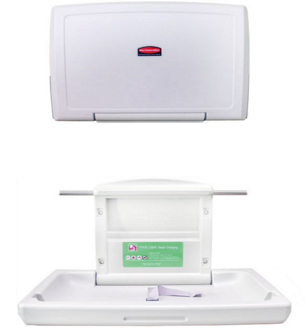 기저귀교환대 가로형 화장실 준공용 영유아 접이식 기저귀교환대, N, 1개