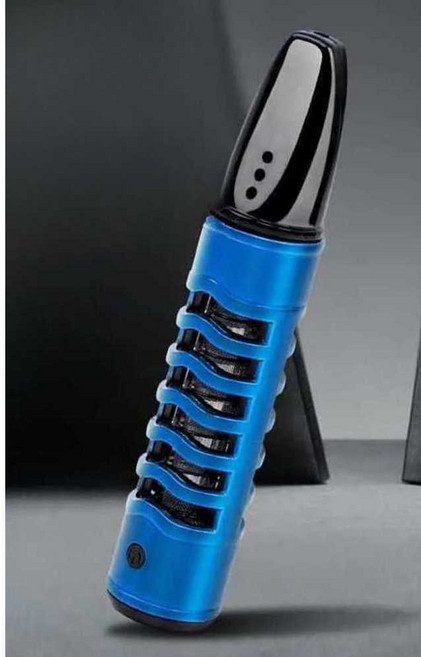 차량용 재떨이 충전형 담배파이프 담뱃재방지 냄새차단, 블루, 1개