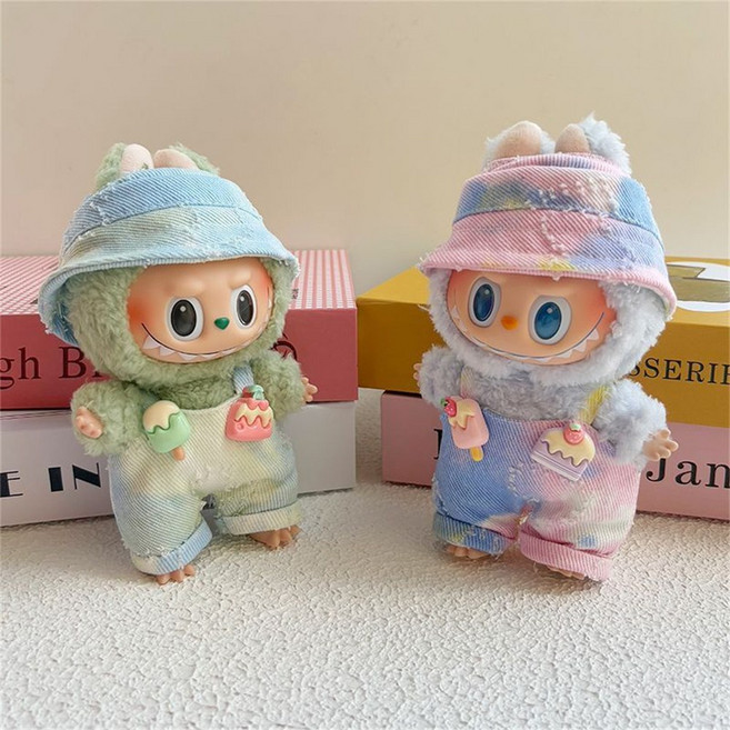 besteffie 라부부인형옷 소프트 장식 컬렉션 선물 캐쥬얼 라부부꾸미기 옷입히기 K87, 1개, 02세트