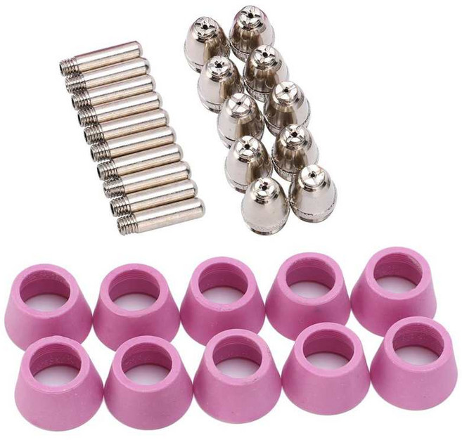 프라즈마 플라즈마 절단 토치 소모품 키트 전극 접촉 팁 세라믹 노즐 AG60 SG55 용 30 62, 03 62pcs, 1개