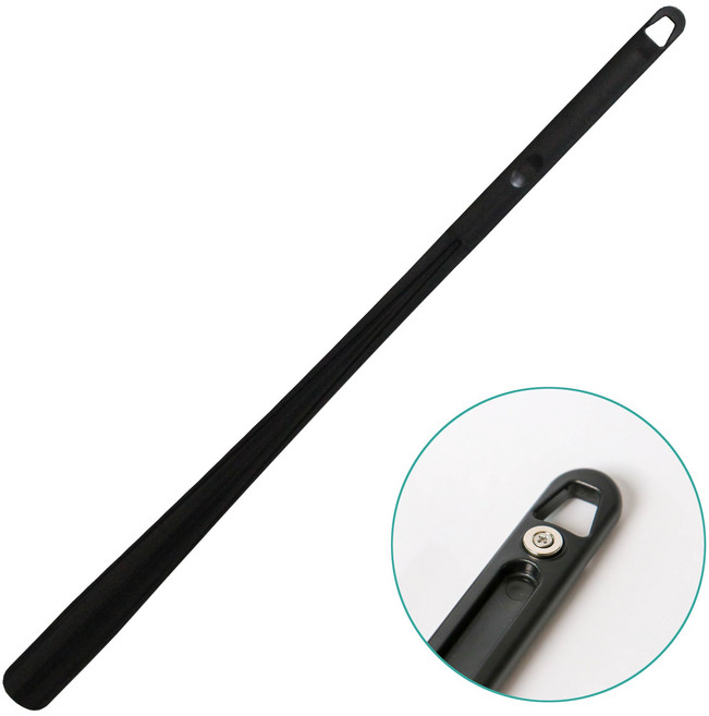 필굿리빙 고급 심플 롱 자석 구두주걱, 1개, 블랙