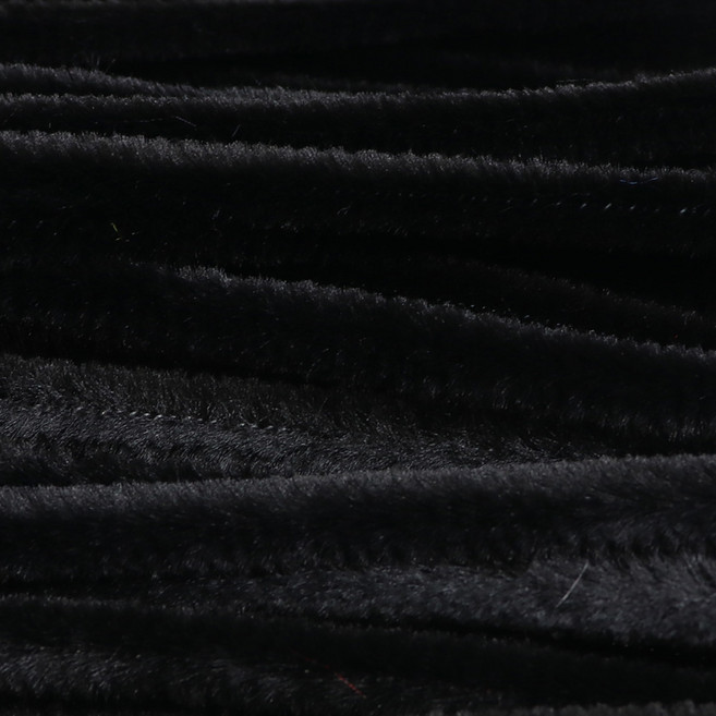 가는 모루 철사 DIY 재료 꽃 공예 털모루 부자재, 100개, C2611. 블랙