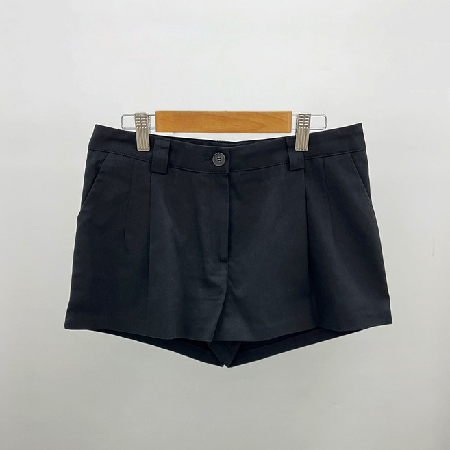 [디아미뇽] 베이직 핀턱 코튼 반바지