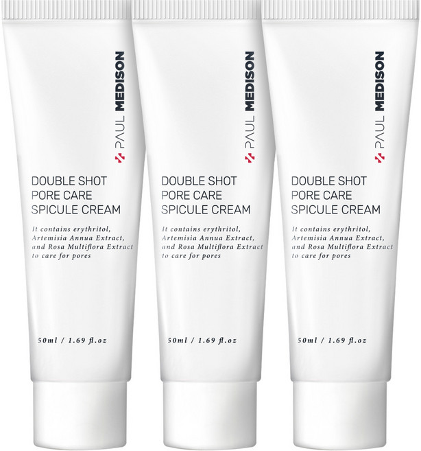 폴메디슨 더블샷 포어케어 스피큘크림, 3개, 50ml