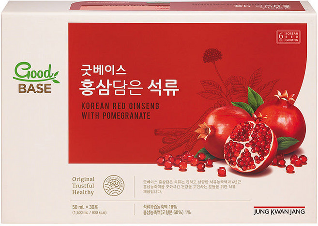 정관장 굿베이스 홍삼담은 석류 (쇼핑백 포함), 50ml