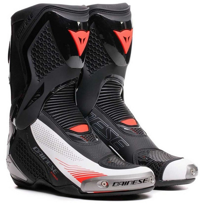 Dainese Torque 4 Air 義大利原裝頂級賽車靴 多款配色, 1個, Torque4 Air黑白紅,Eu44, Torque4 Air黑白紅