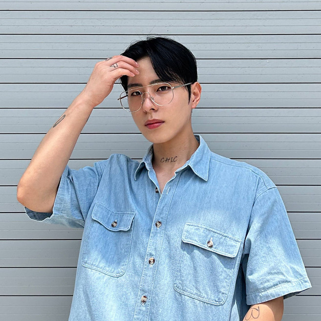 y2k 빈티지 투브릿지 보잉 자외선 블루라이트 차단 안경