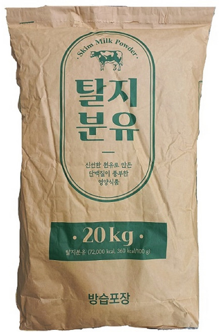 국산 탈지분유 20kg (국산 100%), 1개