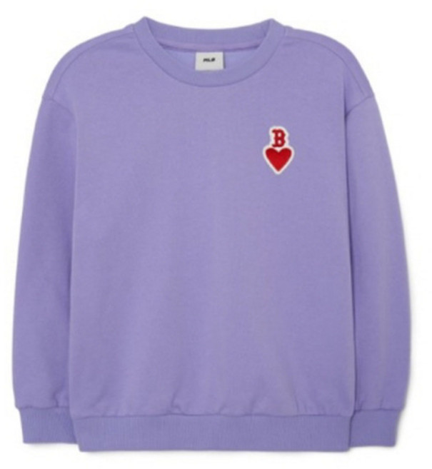 [MLB] 키즈 하트 맨투맨 상의 A3 7AMTH0131 43VOL