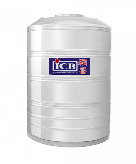 穎昌藍標 不鏽鋼立式水塔 2000L 臥式水塔, 1個, 平底(無腳架),500