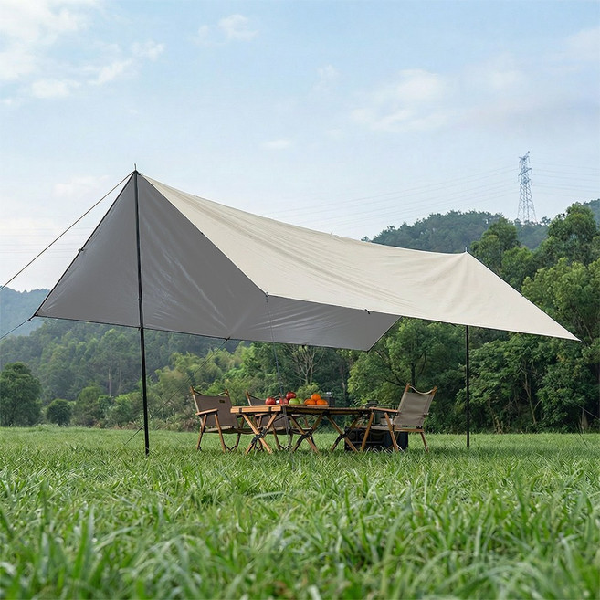 KAIROS OUTDOOR캠핑 타프 아웃도어 대형 실버코팅3x4, F-3X4