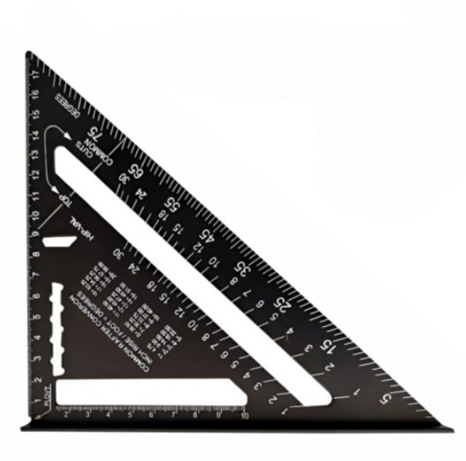 OON 알루미늄 삼각자 300mm, 1개