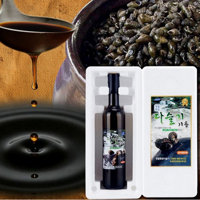 동강 자연산 다슬기기름 500ml 1병+농축액 30포+깐다슬기 1팩 영월평창다슬기, 2개