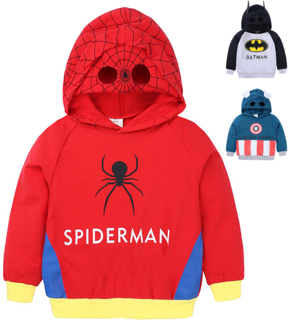 [아빠빠키즈]100호~140호 어벤져스 후드티셔츠