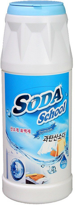 소다스쿨 프리미엄 과탄산 용기형, 450g, 3개