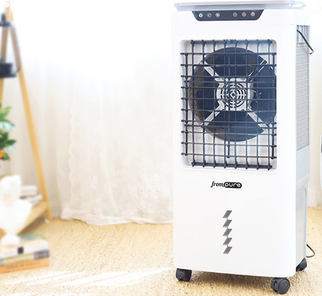 편리한 이동식 30cm대형날개 3면냉각 대형냉풍기 50L업소용 사무실 가정용 영업용냉풍기, 이동식냉풍기 50L