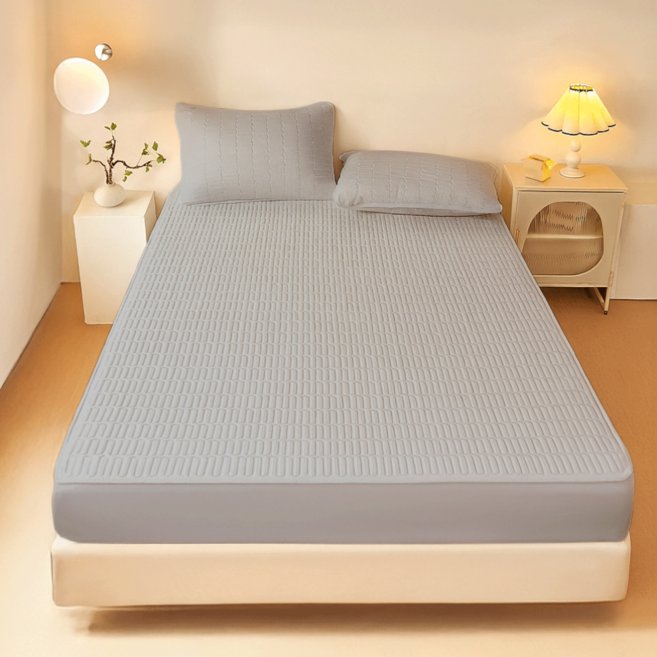 리아품 매트리스 방수 커버 향균 진드기 차단 밀착밴드형