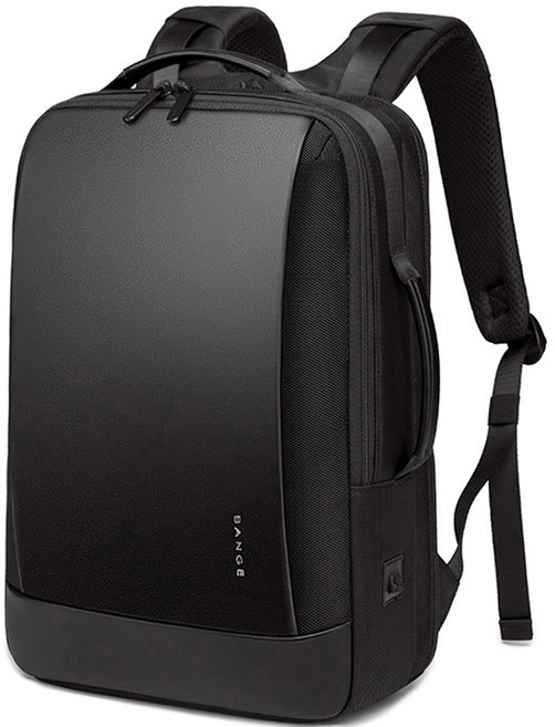 BANGE 남자 슬림 가죽 백팩 15인치노트북 직장인 비지니스 회사원 서류 가방 BG S52