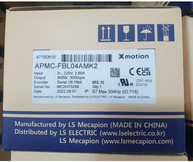 LS메카피온 서보모터 APMC-FBL04AMK2 (400W / 브레이크타입), 1개