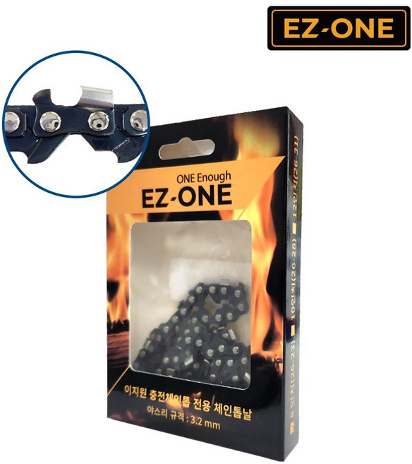 이지원 충전톱 체인톱날 10인치, 1개