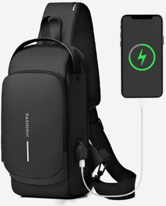 에버픽 25년 가을 남자 여행용 도난방지 잠금 방수 슬링백 크로스백