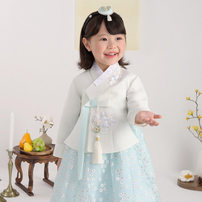 이설한복 30001 하늘수아 한복 세트