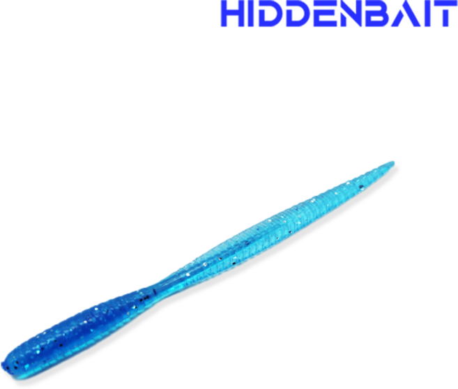 히든베이트 아징리프 아징웜 전갱이루어 볼락웜 소프트베이트, 10개, 0.4g, HR022 BLUE SILVER FLAKE