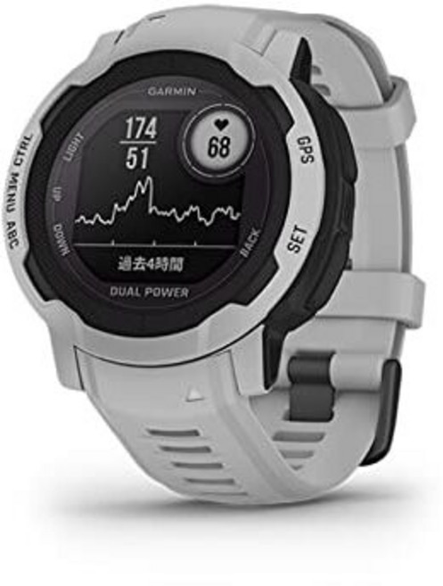 GARMIN Instinct 2/2S Dual Power Suica 호환 튼튼한 아웃도어 GPS 시계 Android/iOS [정식 일본 제품], 흑연, Instinct 2S (지름 40m)