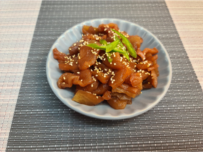 한끼젓갈 간장무장아찌 오복채 맛있는간장무 젓갈 반찬 400g 800g, 1개