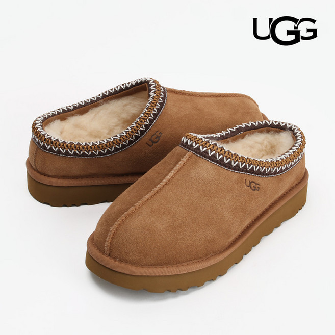 어그 털슬리퍼 타스만2 겨울 양털 실내화 여성 체스트넛 1174470-CHE