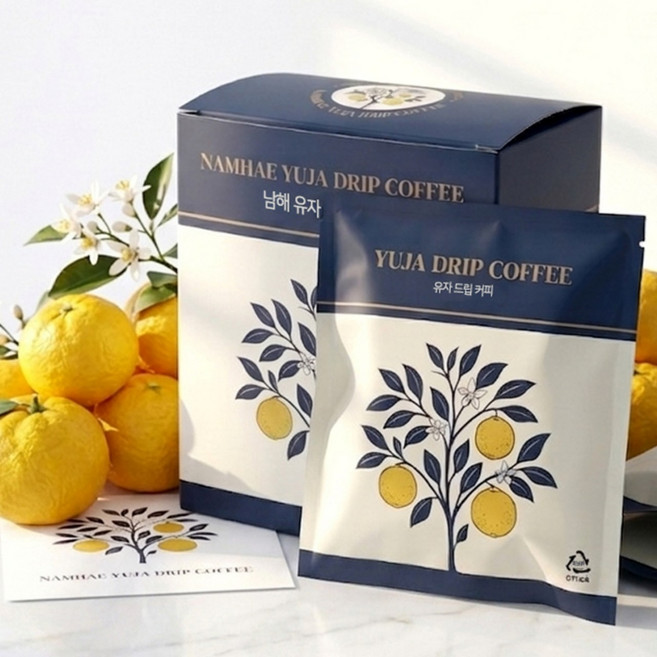 남해유자드립커피, 1개, 5개입, 12.5g